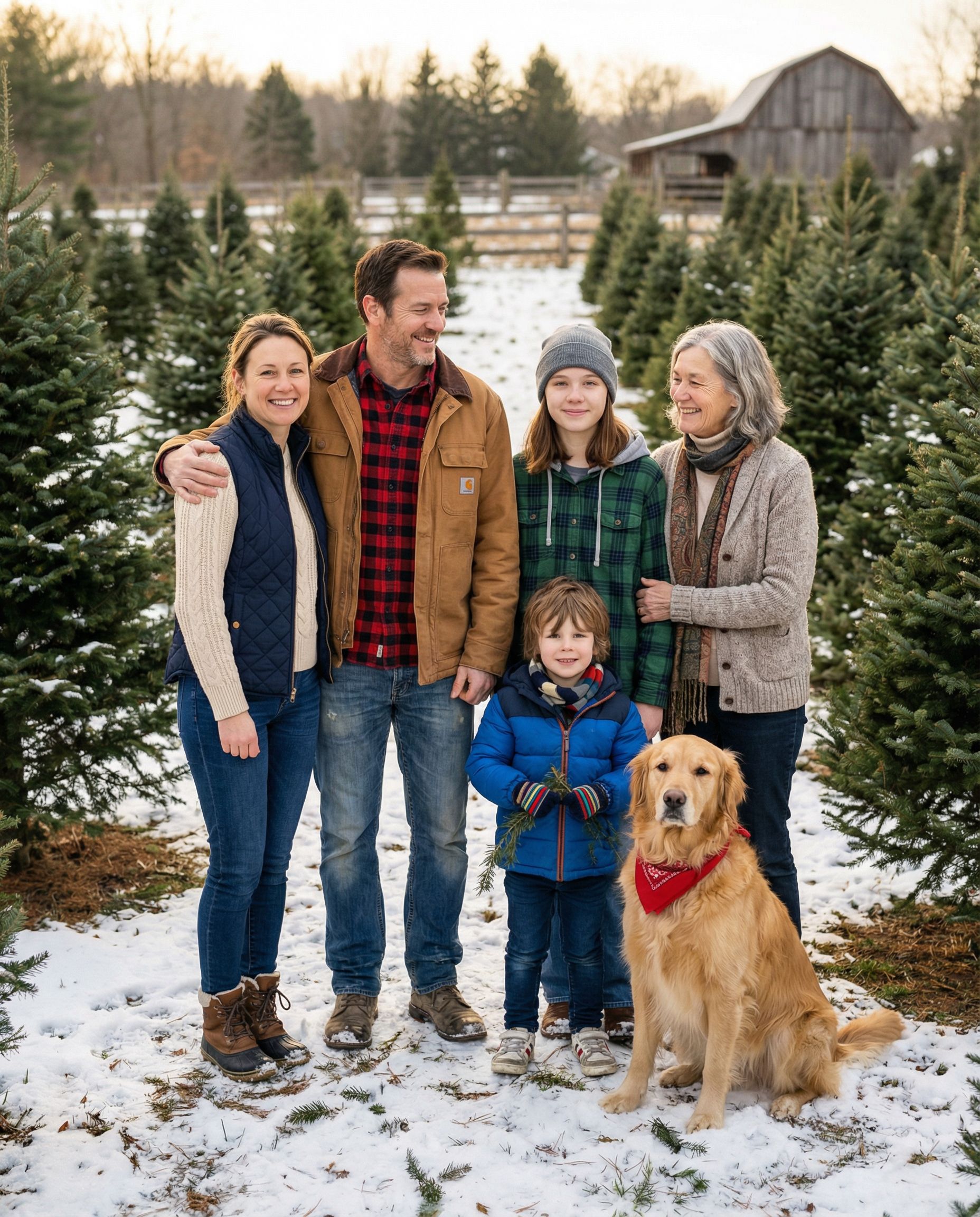 Family holiday photo 4