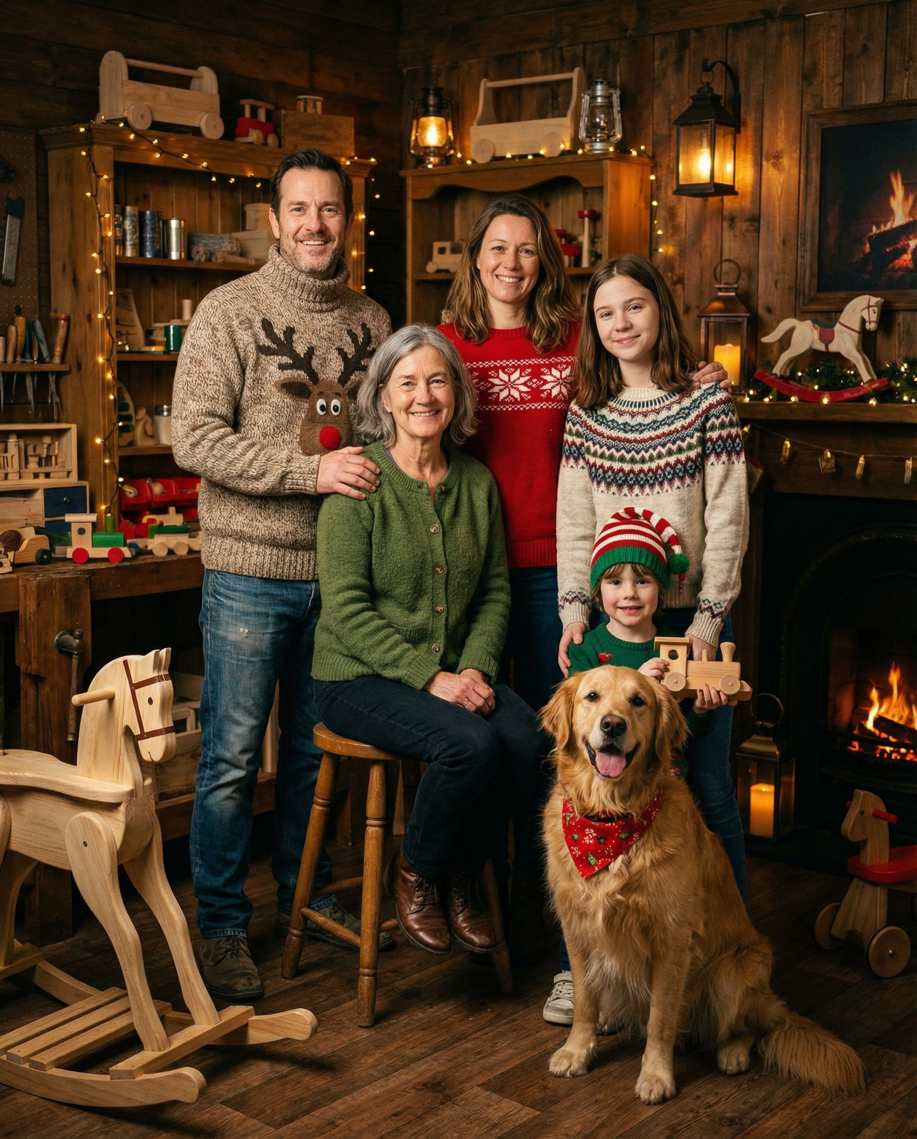 Family holiday photo 3