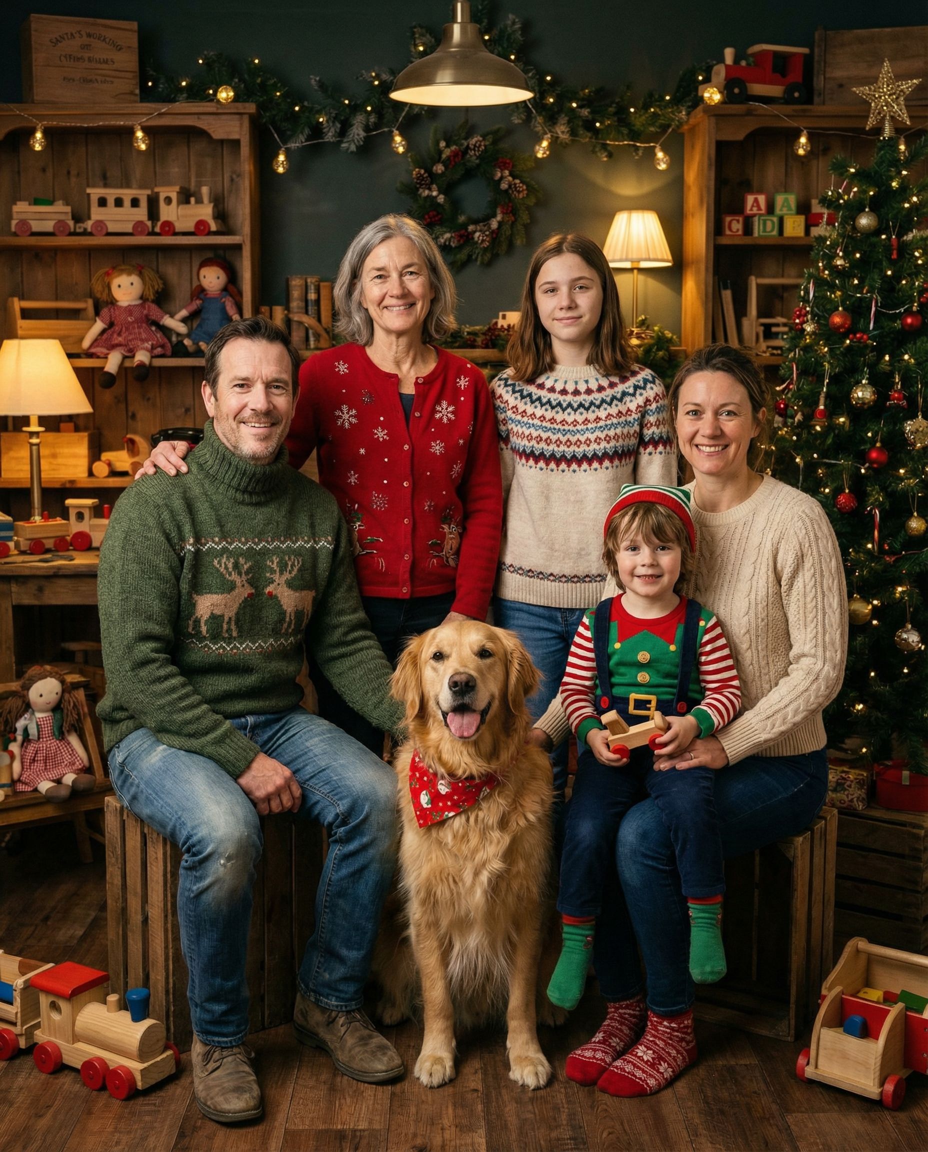 Family holiday photo 6