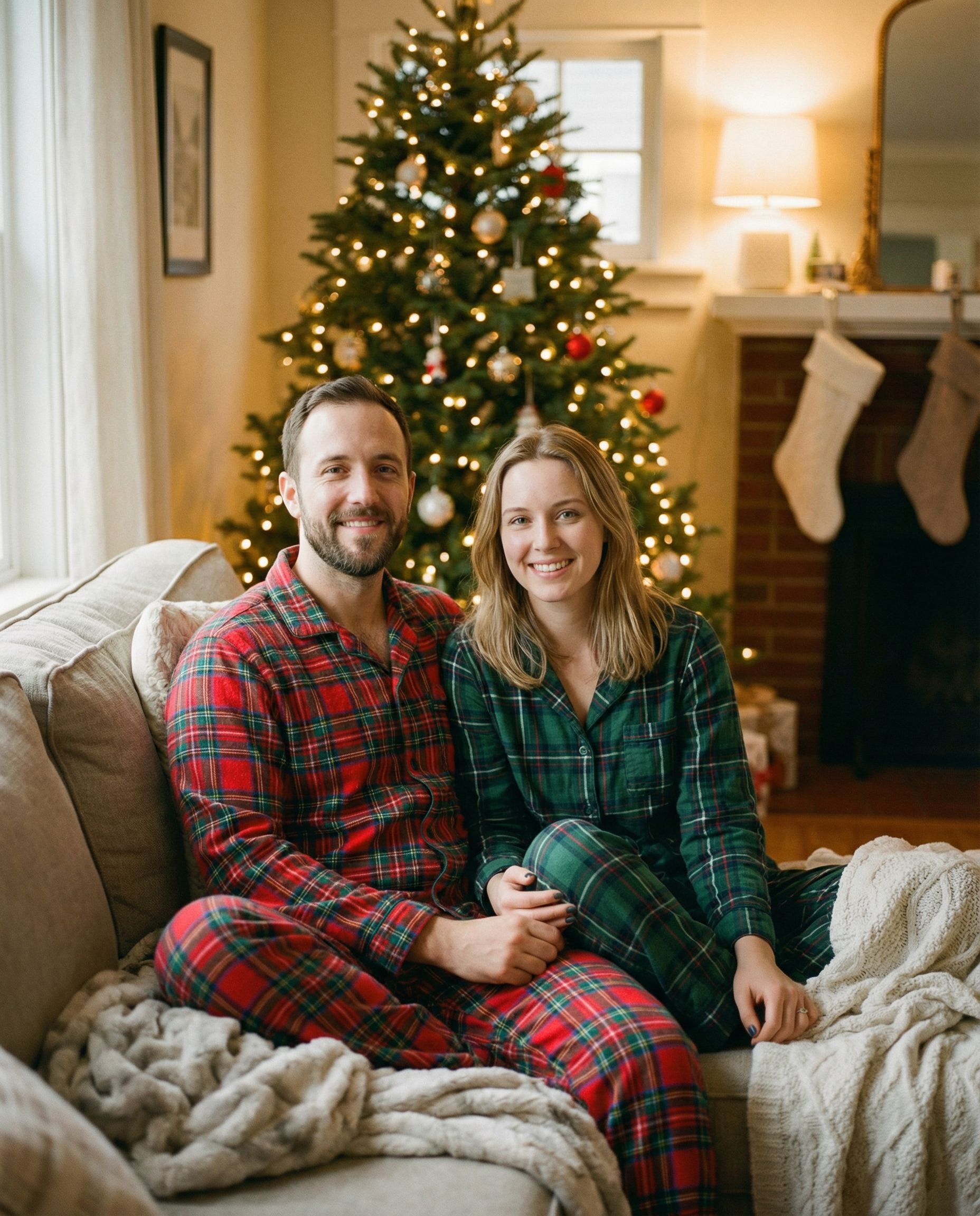 Couple holiday photo 2