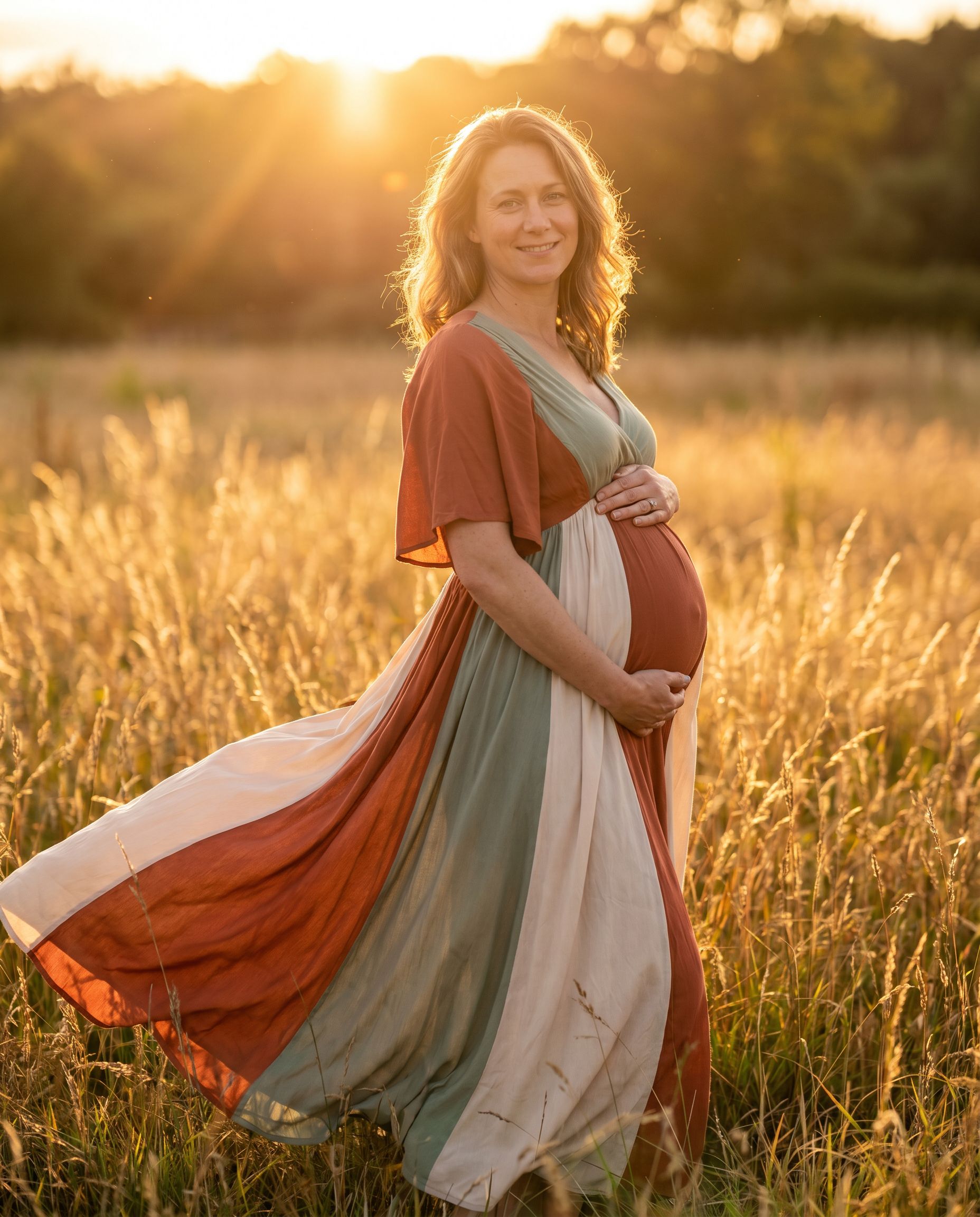 Maternity AI photoshoot example