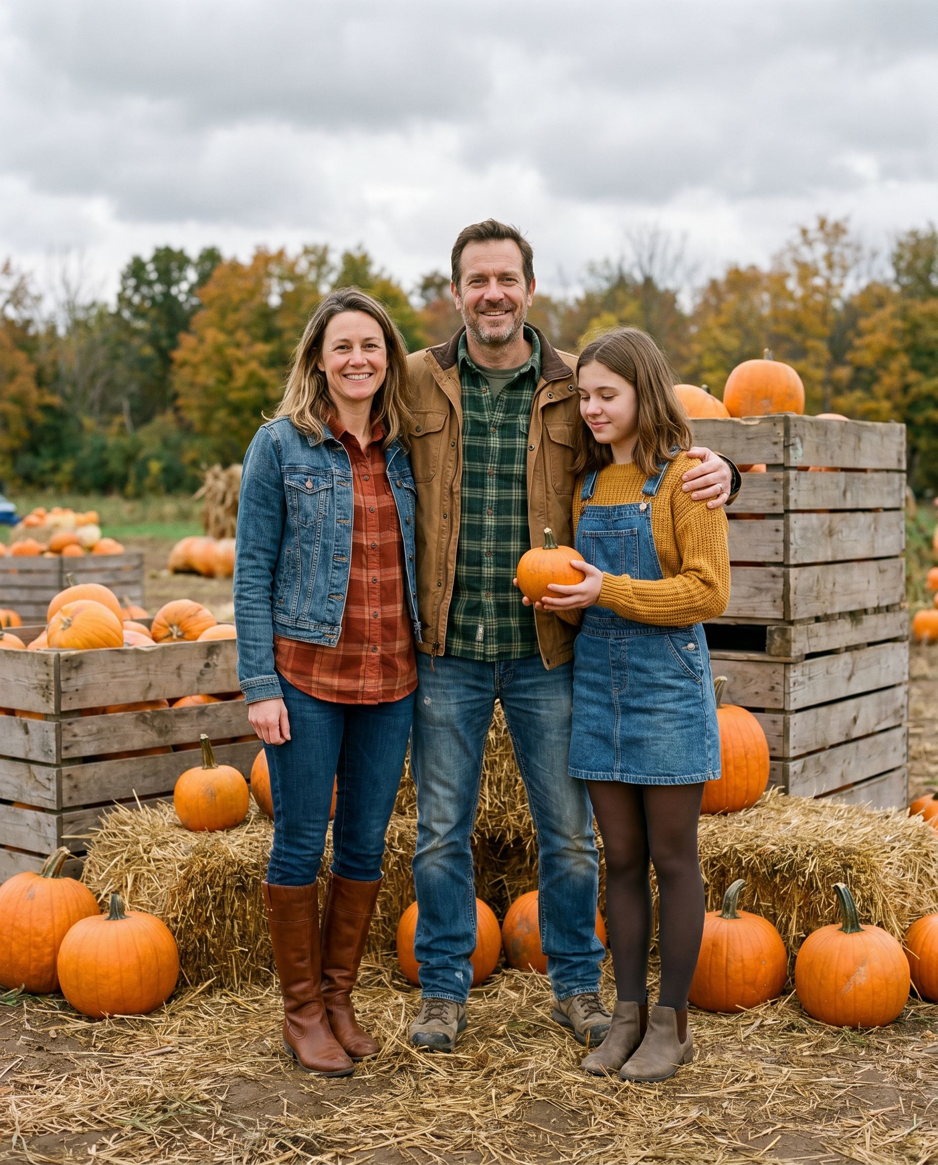Fall AI photoshoot example